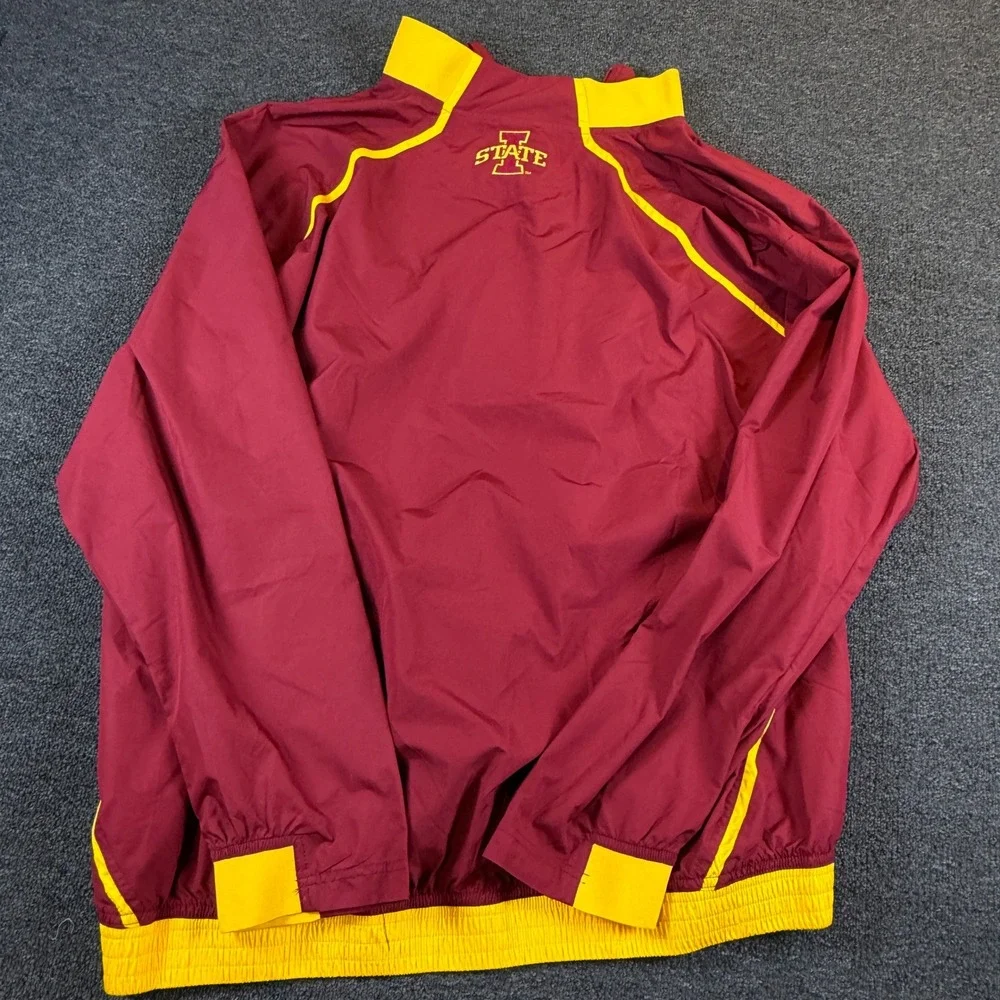 Iowa State Nike Windbreaker Mens 3XL FIT Storm Red NCAA Football EUC